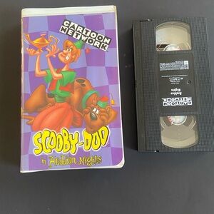 Cartoon Network Scooby-Doo Arabian Nights VHS - Purple and Black